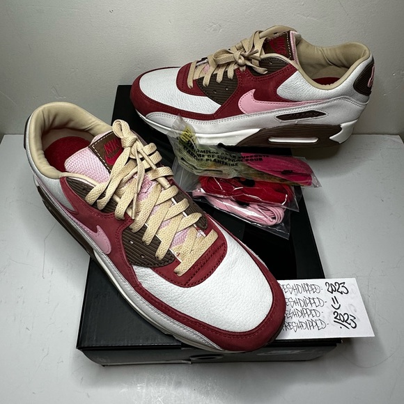 NWT 2021 NIKE AIR MAX 90 NRG “BACON” MENS SZ 10 DEADSTOCK OG ALL - Picture 2 of 16